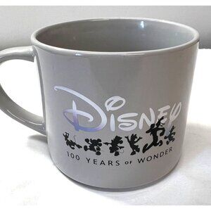Disney 100 Years Of Wonder Mickey & Minnie Grey Ceramic Mug